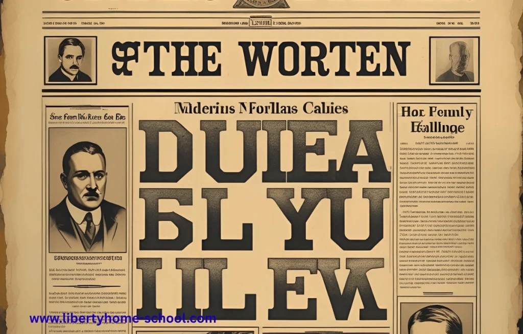 Engaging Social Studies Activities for 10-Year-Olds 9 Child designing a newspaper front page with headlines, drawings, and articles about a famous historical event"