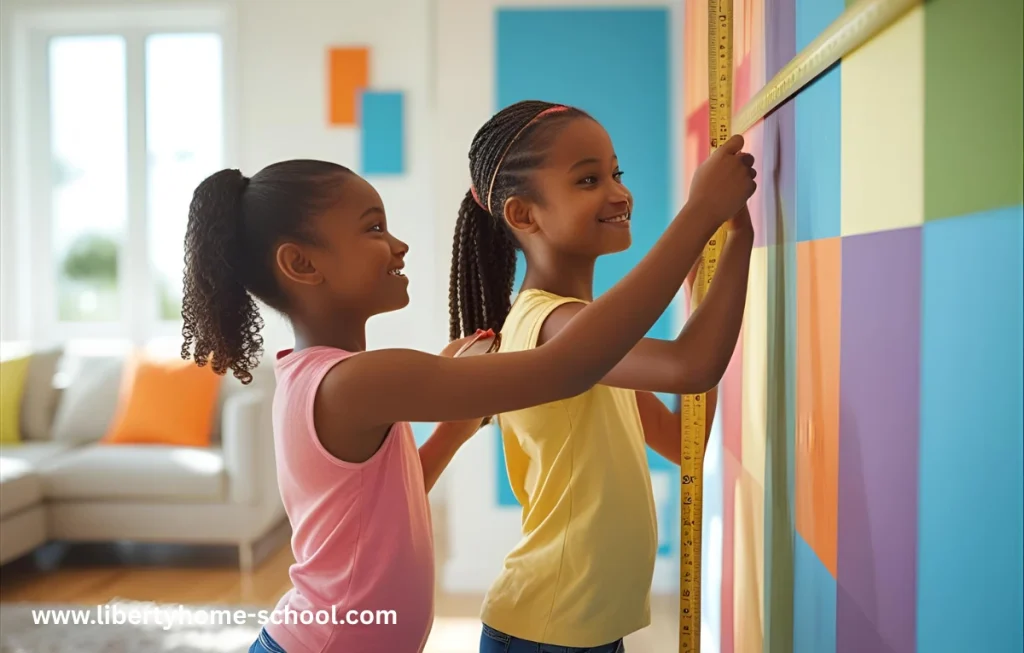 Real-Life Math for 10-Year-Olds | A Homeschool Mom’s Guide 7 10-year-old using measurements for a room makeov