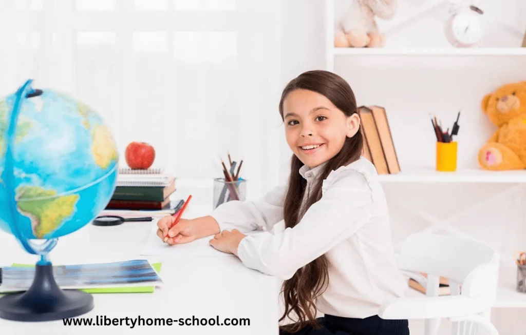 Daily Homeschool Schedule Ideas 2 Happy child studying at home through homeschooling