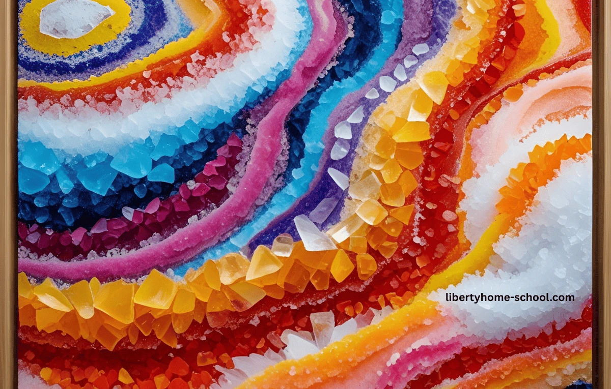 Top 12 Easy Art Projects for 10-Year-Olds at Home (Low-Cost & Fun DIY Crafts) 4 Mosaic heart made from small colored paper squares glued to white paper “art projects for 10 year olds