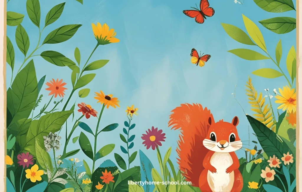 Top 12 Easy Art Projects for 10-Year-Olds at Home (Low-Cost & Fun DIY Crafts) 13 Leaf and twig collage arranged on white cardstock